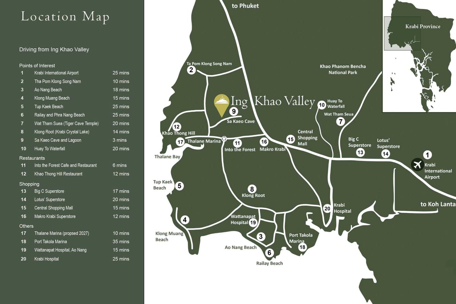 Ing Khao Valley Location Map